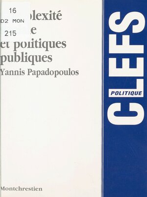 cover image of Complexité sociale et politiques publiques